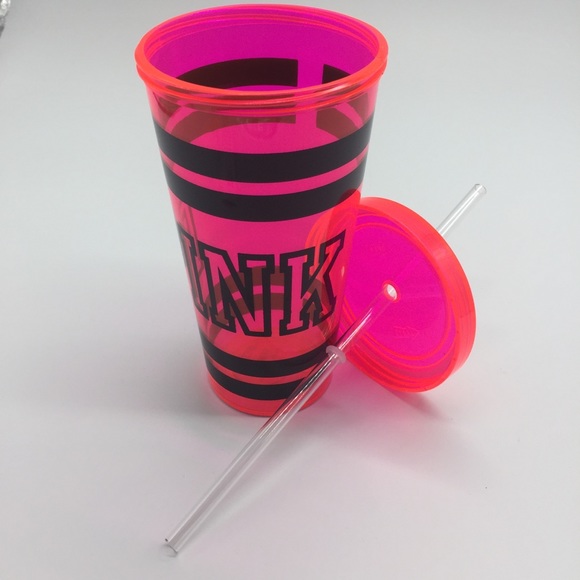 🌈3/$25 VS Pink Water Drink Bottle 24oz/ 710ml - Picture 3 of 5